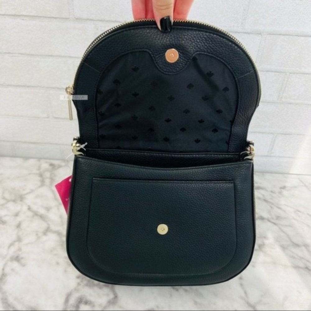 Kate Spade Leila Medium Flap Shoulder Bag Crossbody - Picture 5 of 9